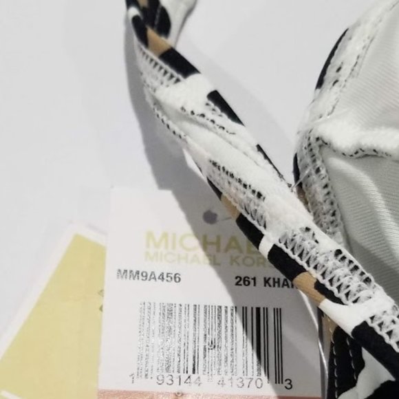 Michael Kors Leopard-Print Lace-Up One-Piece Swimsuit - Picture 10 of 10